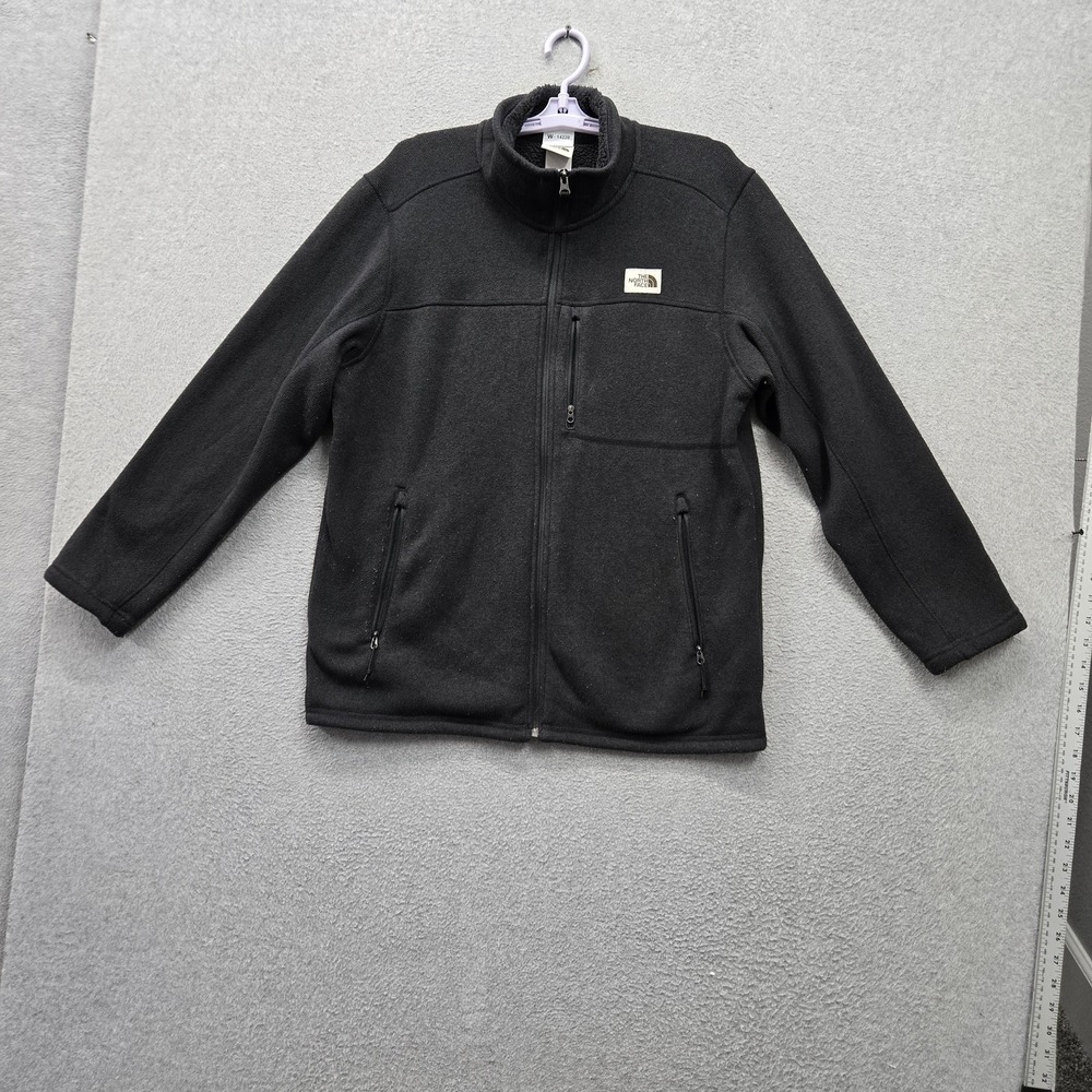 The North Face Men Jacket L Black Fleece Activewear Gordon Lyons Full Zip